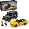 LEGO Speed Champions Mercedes-AMG G 63 & SL 63 Building Toys - Kids Pretend Play Toy Cars  - Image 1