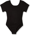 Jacques Moret Little Girls' Dance Short Sleeve Basic Leotard, Black, X-Small