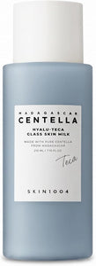 Skin1004 Hyalu TECA Glass Skin Milk, Hydrating Face Moisturizer for a Dewy Glow, Milky Toner with Hyaluronic Acid for Deep Moisture, Peptides for Elasticity, Korean Skin Care, 7.10 fl.oz / 210ml