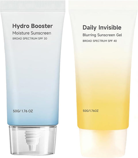 Sunscreen Duo SPF 30, Invisible Blurring Gel + Moisture Cream, 2 Pc - Personal Care