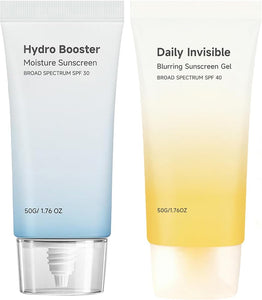 Sunscreen Duo SPF 30, Invisible Blurring Gel + Moisture Cream, 2 Pc - Personal Care