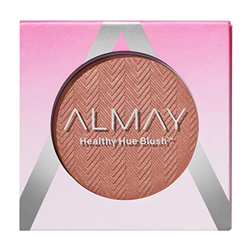 Almay Blush, Face Makeup, High Pigment Powder, Healthy Hue, Hypoallergenic, 100 Nearly Nude, 0.32 Oz