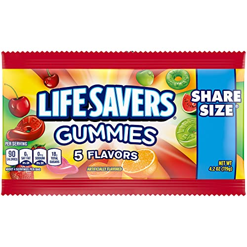 Wrigley Lifesavers 5 Flavors Gummies, 4.2 oz