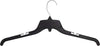 Big TOP DEALS USA 14-Inch Black Plastic Hangers with Adjustable Clips, Heavy-Duty Skirt an - Image 5