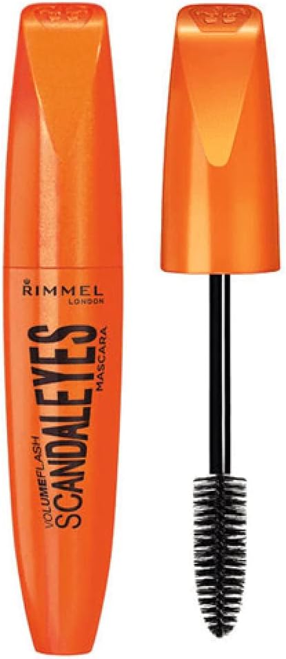 Rimmel London Scandaleyes Mascara, Waterproof, Long-Wearing, Smudge-Proof, 001, Black, 0.41oz