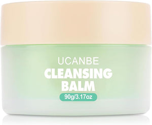 Ucanbe Cleansing Balm Makeup Remover - 3.17oz, Natural Gentle, Deep Cleaning, Makeup Cleansing Balm for Waterproof Eye Face Lip Makeup, Made for All Skin Types