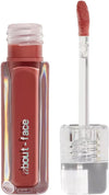 About-Face Light Lock Lip Gloss, High Shine Oil, Iced Mauve, 0.21oz, Lip Gloss Oil, Non Sticky, Coconut Oil & Peppermint & Lavender - Lipstick - Lip Makeup