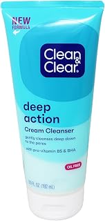 Cln&Clr Crm Clnsr Size 6.5z Clean & Clear Sensitive Skin Deep Action Cream Cleanser - Personal Care