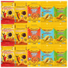 Chickpea Puffs Variety Pack, Blazin' Hot, Cheezy Vibes, Pizza Party, Groovy White Cheddar & Jalapeno Cheddar Blaze, 15 Pack - Personal Care