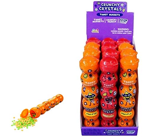 Kidsmania Crunchy Crystals Tangy Nuggets - 12 Count Display Box