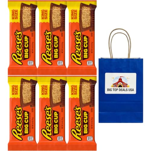 Big Cup Reese's Milk Chocolate King Size 2 Peanut Butter Cups, 2.8 oz - Personal Care