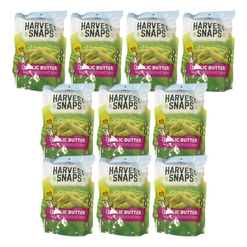 Big TOP DEALS USA Harvest Snaps Garlic Butter Veggie Snacks (3 oz) - Personal Care