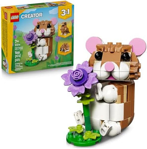 LEGO Creator 3 in 1 Cute Hamster with a Flower 31376