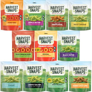 Variety Pack Harvest Snaps Baked Veggie Snack Crisps, 11 Flavors, 11 Bags - Personal Care