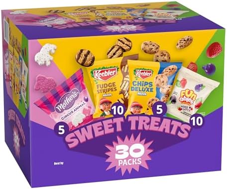 Keebler Sweet Treat Variety Pack, Cookies Individually Wrapped, 30 Ct