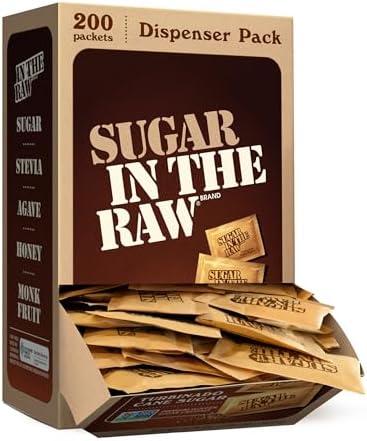 Sugar In The Raw, Turbinado Cane Sugar Packets, 200 Ct - Personal Care