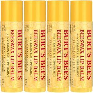 Burt's Bees 100% Natural Moisturizing Lip Balm (Original Beeswax)