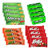 Big TOP DEALS USA 12 Count Candy Variety Pack, 3 Each Mike and Ike Original Fruits, Now and Later Apple, Reese's Take 5, Kit Kat - Individually Wrapped, Fruity Chewy Candy, Single Serve Packs