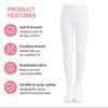 Moret Kids Girls' Ballet and Dance Single Pack Footed Tights - Ultra Soft Stretchy Opaque  - Image 4