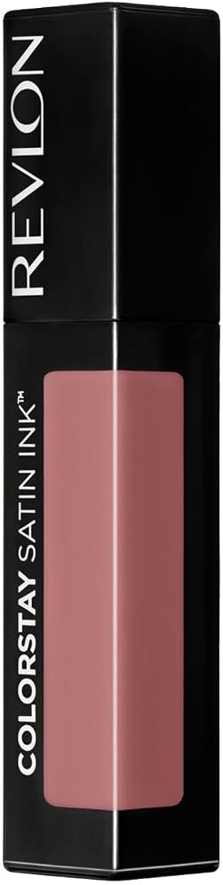 Revlon ColorStay Satin Ink Lipstick, 007 Partner in Crime, 0.17 fl oz | Longwear liquid lipstick with rich satin sheen. Moisturizing formula with black currant seed oil & vitamin E. - Lip Makeup - Beauty