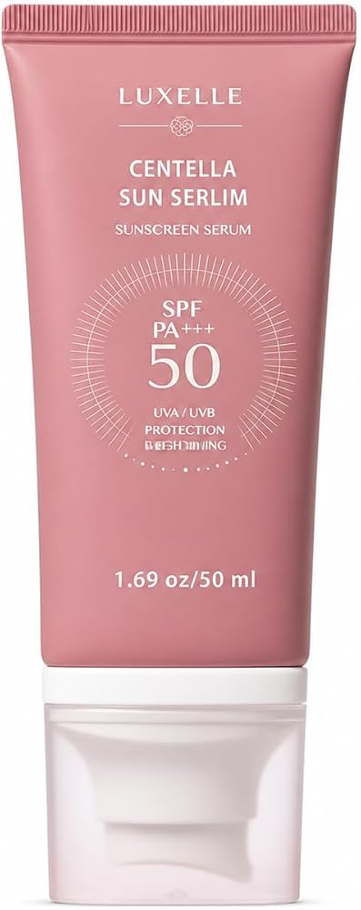 Luxelle Centella Sun Serum SPF 50 PA++++ Facial Sunscreen with Centella Extract 50ml - Personal Care
