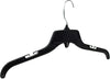 19 inch Black 479 Recycled Plastic Hangers Heavy Weight Great for Shirts-Dresses-Tops, wit - Image 1