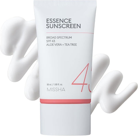 Missha All Around Essence Sunscreen SPF 43 No White Cast 1.69 oz - Personal Care