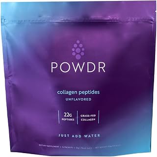 Drink Collagen Peptides, 22g Protein Per Serving, Grass-Fed Bovine, Unflavored, 14 Packets