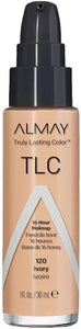Almay Truly Lasting Color Liquid Makeup, 120 Ivory, 1 fl oz