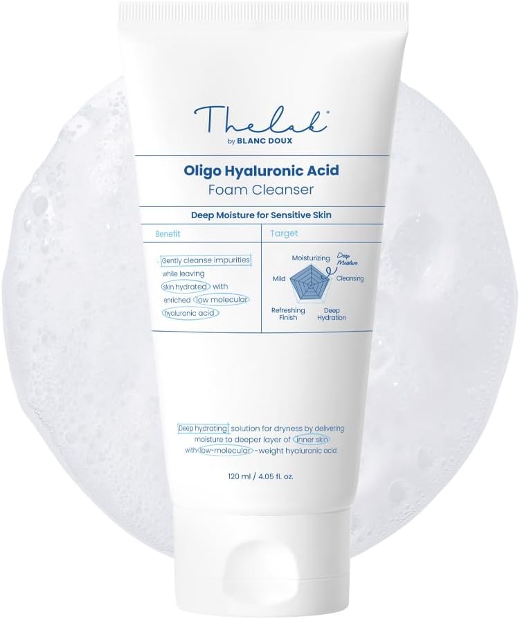 The Lab BY BLANC DOUX Oligo Hyaluronic Acid Cleansing Foam 4.06 fl oz - Personal Care