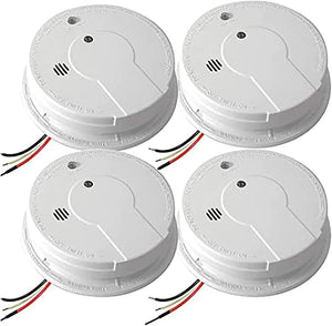 Kidde AC Hardwired Interconnect Smoke Alarm with Hush I12040 (4-Units)