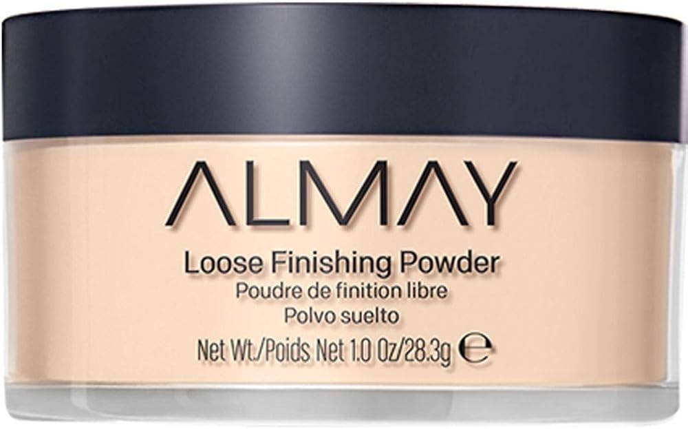 Almay Setting Powder, Face Makeup, Matte Loose Powder, Hypoallergenic, Cruelty Free, 100 Light, 1 Oz