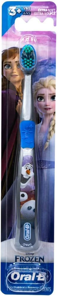Oral-B Disney Frozen Toothbrush, 3+ YRS, Extra Soft, Olaf Characters -1 Count