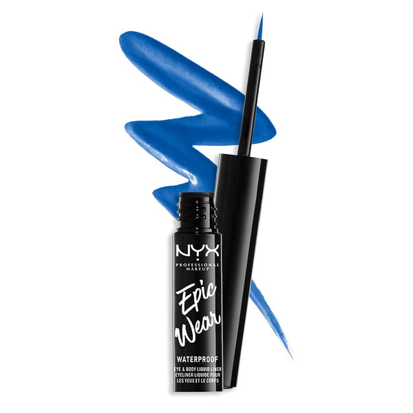 NYX PROFESSIONAL MAKEUP Epic Wear Liquid Liner, Long-Lasting Waterproof Eyeliner - Sapphire