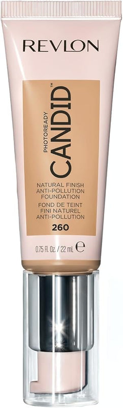 Revlon PhotoReady Candid Natural Finish Foundation, Anti-Pollution, Antioxidant, Anti-Blue Light, 0.75 fl oz - Face Makeup - Beauty