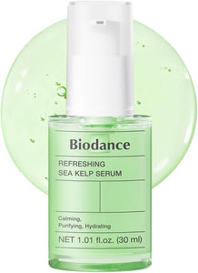 Biodance Refreshing Sea Kelp Serum, Oil & Sebum Control, Soothing, Calming Serum for Oily & Combination, Sensitive Skin, Korean Skin Care | 1.01 fl.oz x 1 ea