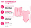 Moret Kids Girls' Ballet and Dance 3-Pack Complete Dance Outfit Set - Pink Chiffon Wrap Sk - Image 5