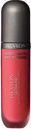 Revlon Ultra HD Lip Mousse Hyper Matte, Longwearing Creamy Liquid Lipstick in Pink, Sunset (810), 0.2 oz