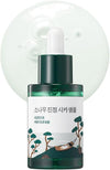 Round LAB Pine Calming Cica Ampoule 1.01 Fl Oz, Hydrating and Soothing Serum with Pine Cica and Hyaluronic Acid for Skin Barrier Strengthening, Gentle Exfoliation, and Deep Moisture, Korean Skincare