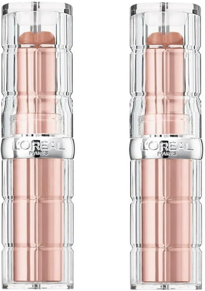Pack of 2 L'Oreal Paris Colour Riche Plump and Shine Lipstick, Coconut Plump 107 - Personal Care