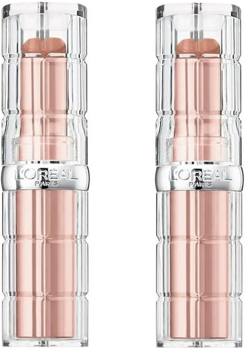 Pack of 2 L'Oreal Paris Colour Riche Plump and Shine Lipstick, Coconut Plump 107 - Personal Care