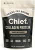 Chief. Collagen Protein Powder, Unflavored, 100% Organic Grass-Fed Aussie Beef, Supports Gut Health & Joints, Dairy Free & No Sugar, 30 Servings