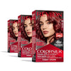 Revlon Colorsilk Beautiful Color Permanent Hair Color, (OLD VERSION) 66 Cherry Red (Pack of 3) - Personal Care