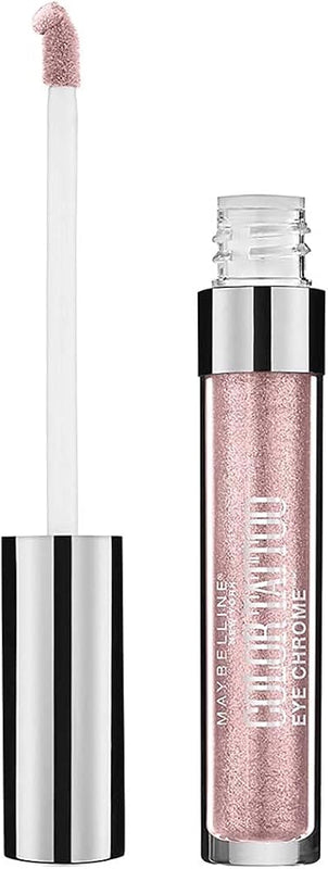 Maybelline New York Color Tattoo Eye Chrome Eyeshadow, Gilded Rose, 0.11 fl. oz. - Eye Makeup - Beauty