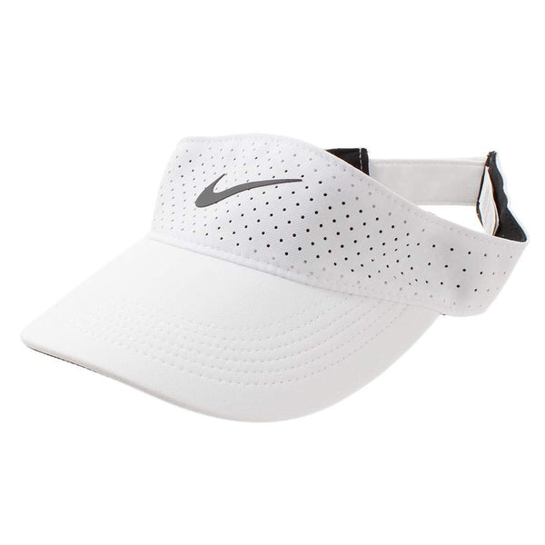 Nike Women's Aerobill Visor, White/Black, Misc