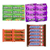 Big TOP DEALS USA 16 Count Candy Variety Pack, 4 Each Mike and Ike Original Fruits, Now and Later Grape, Reese's Peanut Butter Cups, Snickers - Individually Wrapped, Fruity Chewy Candy, Party Favors