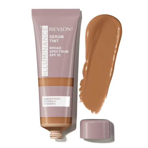 Revlon Illuminance Tinted Serum, Triple Hyaluronic Acid, Evens Out Skin Tone Over Time - Rich Sand (0.94 Fl Oz)