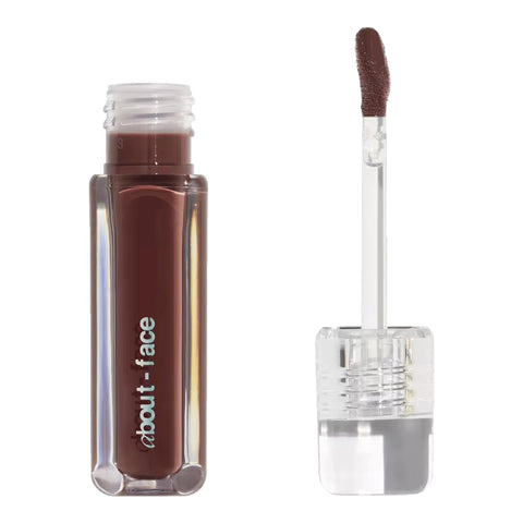 Aboutface Light Lock Lip Gloss - CINNAMON (0.21Oz) Long-Lasting Formula, Non-Sticky Finish, Cruelty-Free