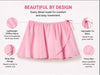 Moret Kids Girls' Ballet and Dance Chiffon Wrap Skirt - Lightweight Pull-On Practice Recit - Image 5