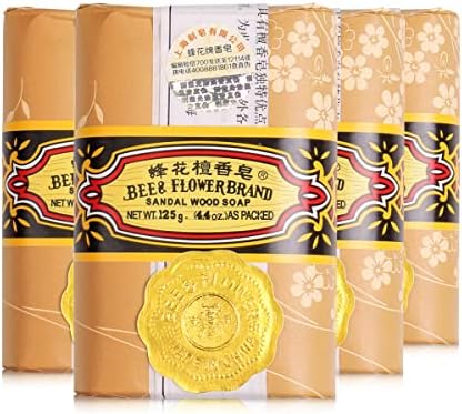 Bee & Flower Soap Bar Sandalwood Soap Moisturizing Bath Bar Soaps Nourishes Your Skin 4.4 oz - Personal Care